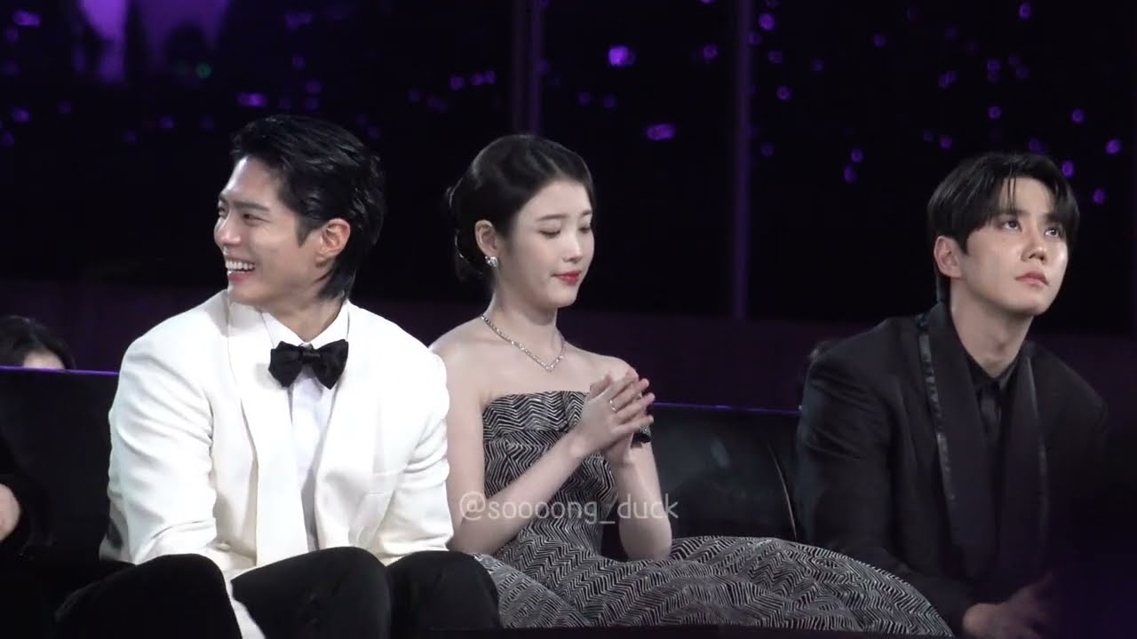 251206 박보검, 아이유, 이준영 reaction to RIIZE @AAA2025