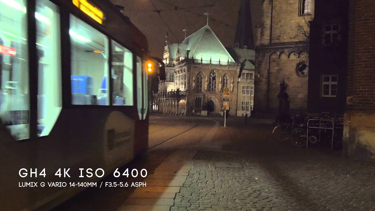 GH4 LOWLIGHT TEST - BREMEN in real 4K