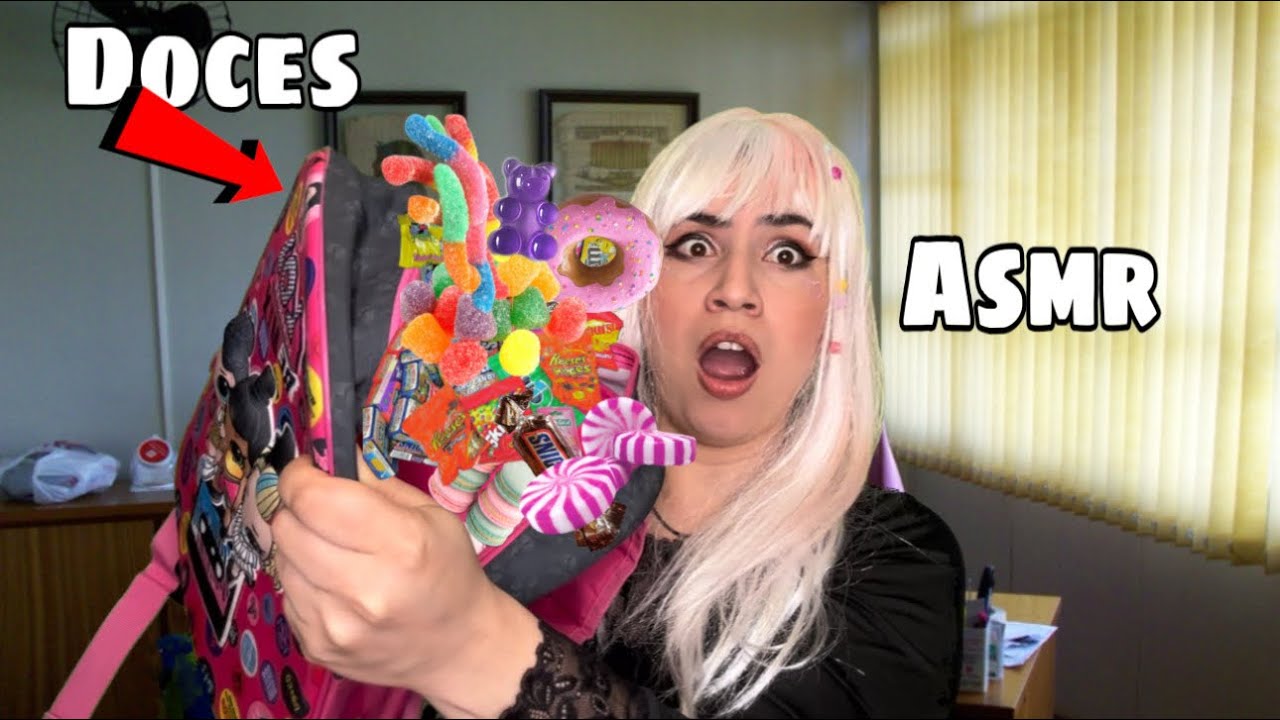 Asmr - Achados e perdidos doces nas mochilas