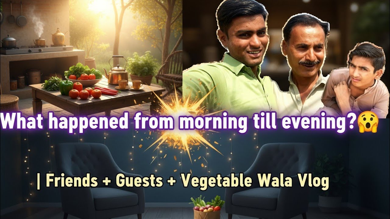 Friday Fun: Dosto Ka Sath Aur Ghar Par Surprise Guest! 😍Aj Ki Subha Sabzi Walay Se BAAT cheet.