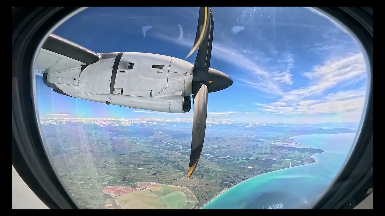 New Zealand´s most beautiful domestic flight? Christchurch (CHC) to Wellington (WGT) on ANZ ATR72