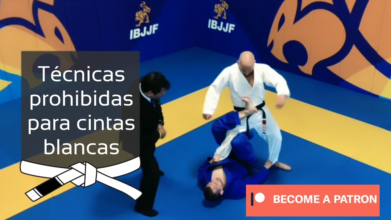 Técnicas prohibidas en la cinta blanca de jiu jitsu brasileño | bjj vlog