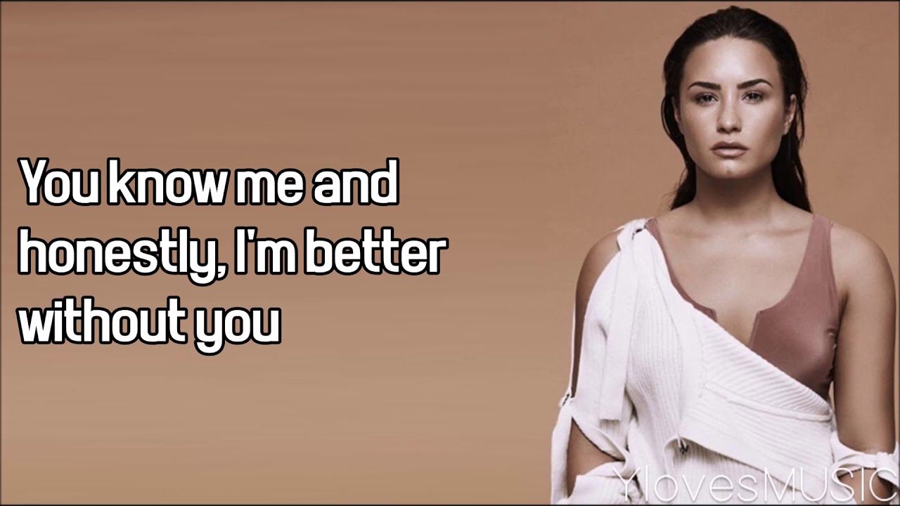 Demi Lovato ft. Lil Wayne - Lonely (Lyrics)