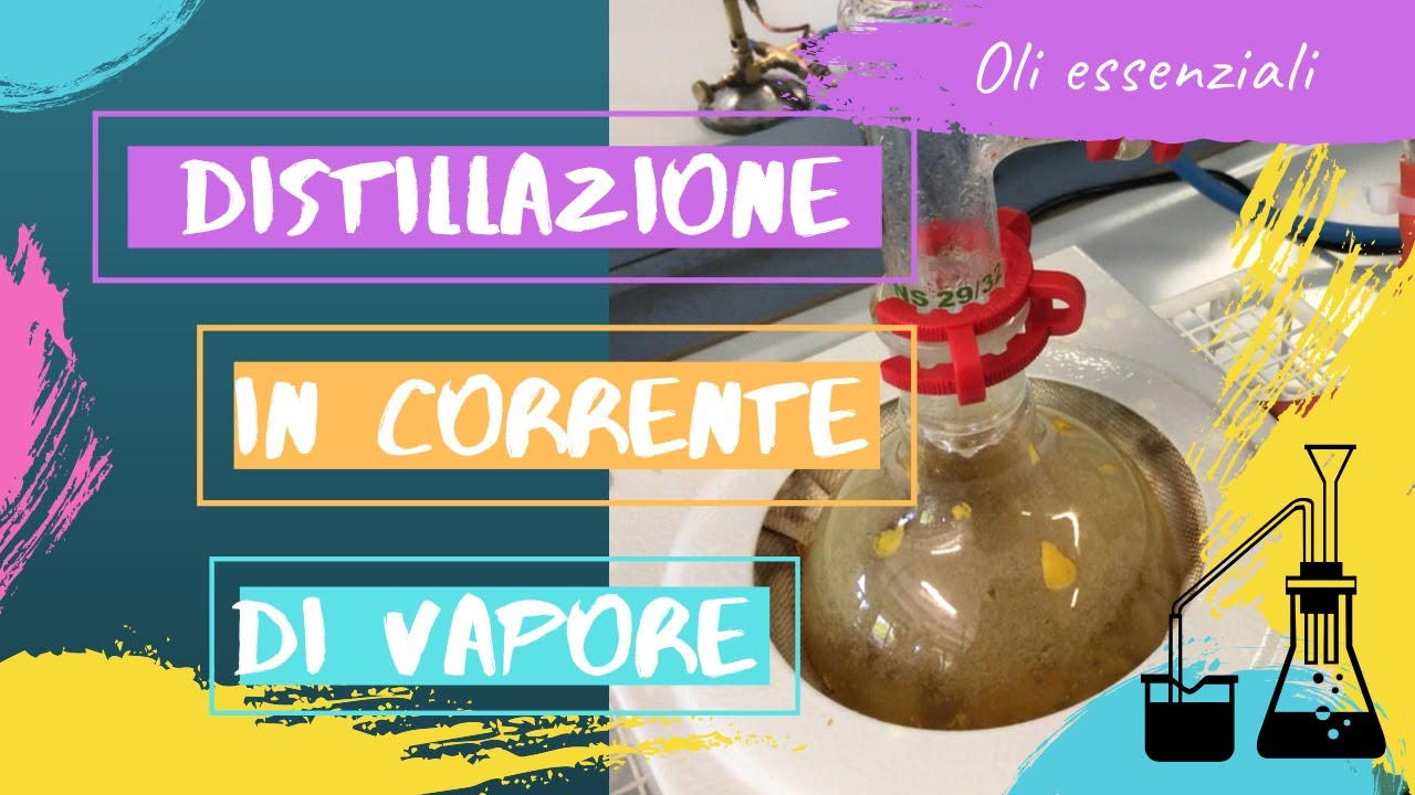 Distillazione in corrente di vapore di oli essenziali