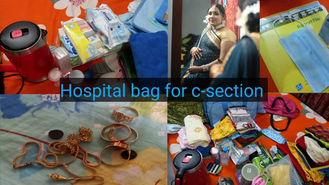 Hospital bag for lebor delivery ||my Hospital bag for c section delivery bangla|Fariaskitchenandvlog