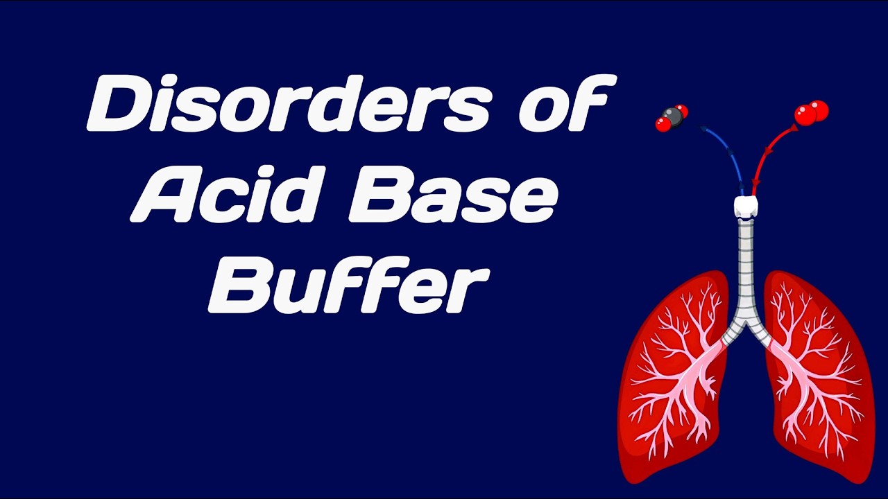 Disorders of acid base buffer