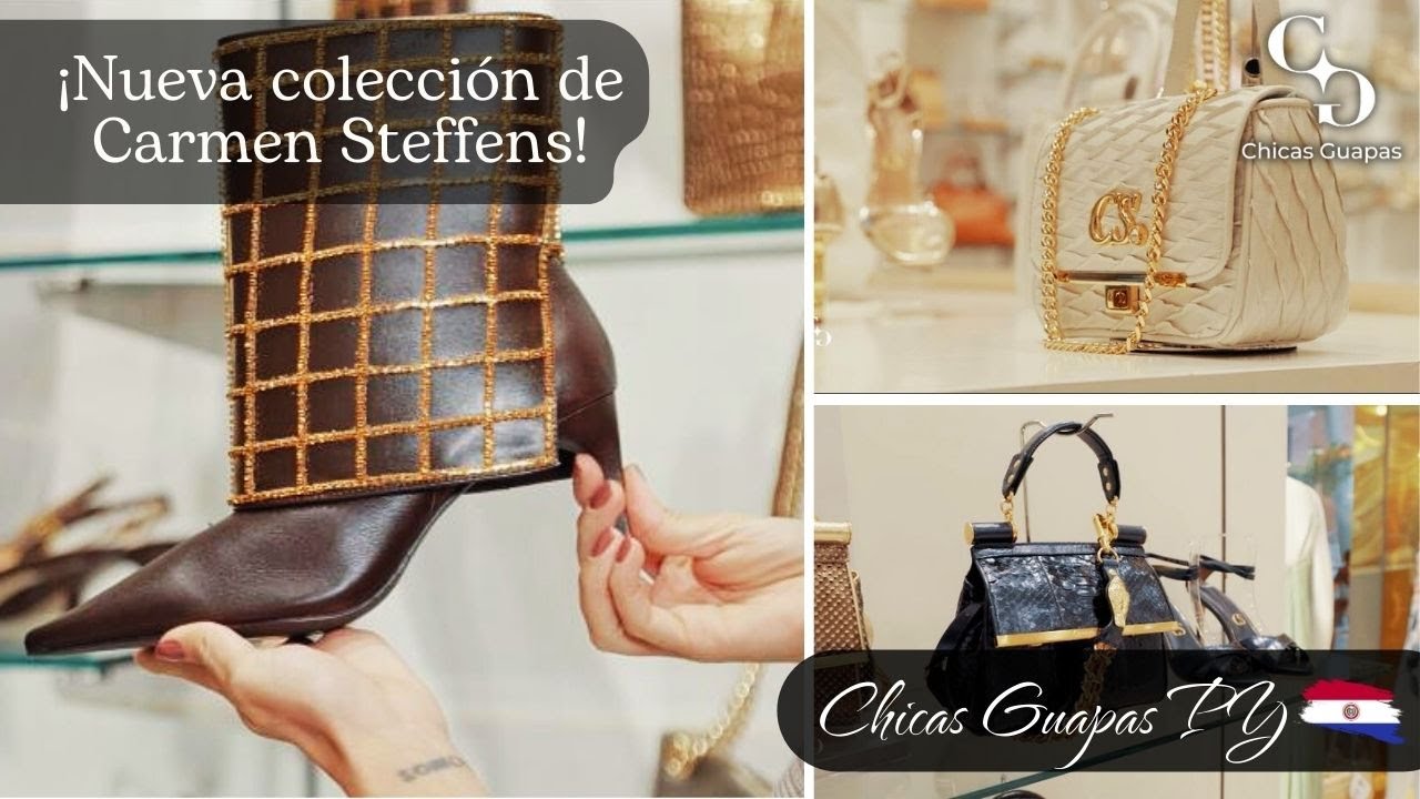 ¡Así es la lujosa colección de Carmen Steffens! 🤩👠 Calzados y carteras que duran toda la vida