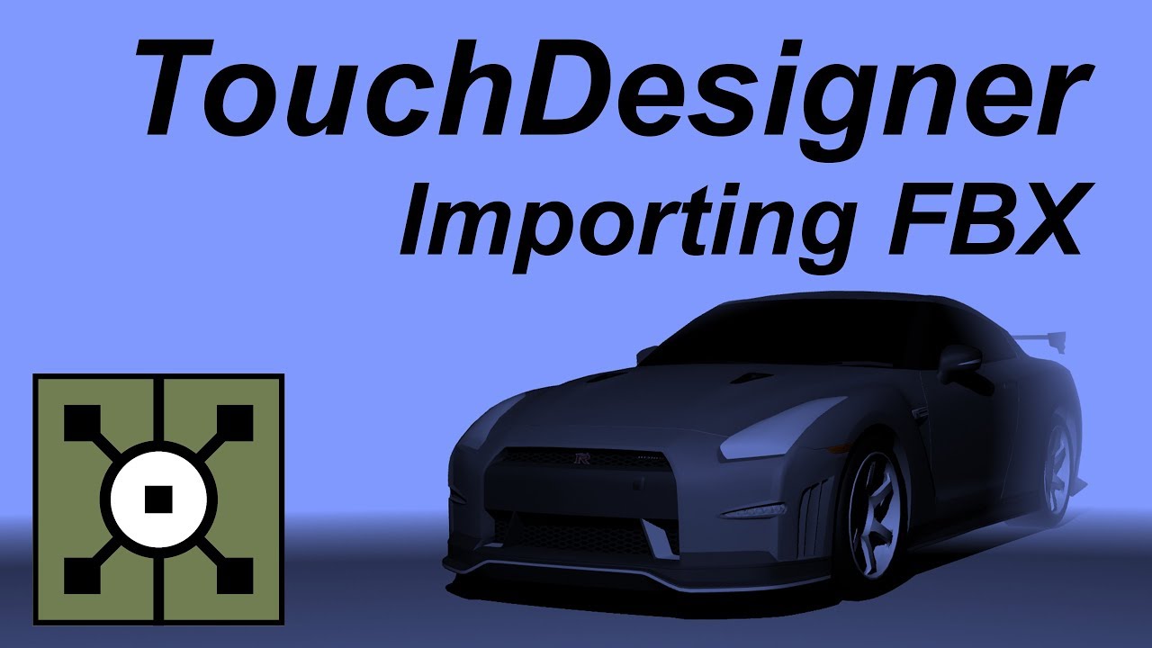 TouchDesigner - Importing 3D Model (FBX) Tutorial