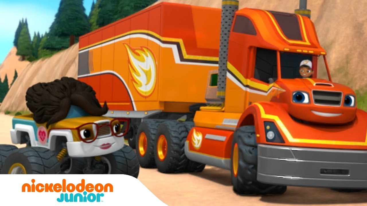 Blaze et les Monster Machines | Les sauvetages de semi-remorque Blaze ! | Nick Jr.