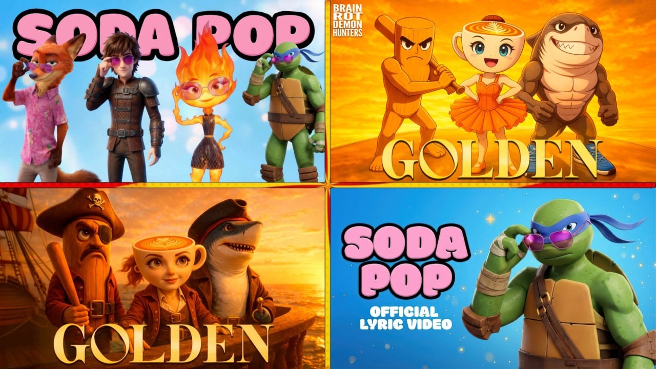 SODA POP ZOOTOPİA🆚GOLDEN X BRAİNROT🆚GOLDEN X HUNTER BRAİNROT🆚SODA POP NİNJA TURTLE GOLDEN VS SODA#39