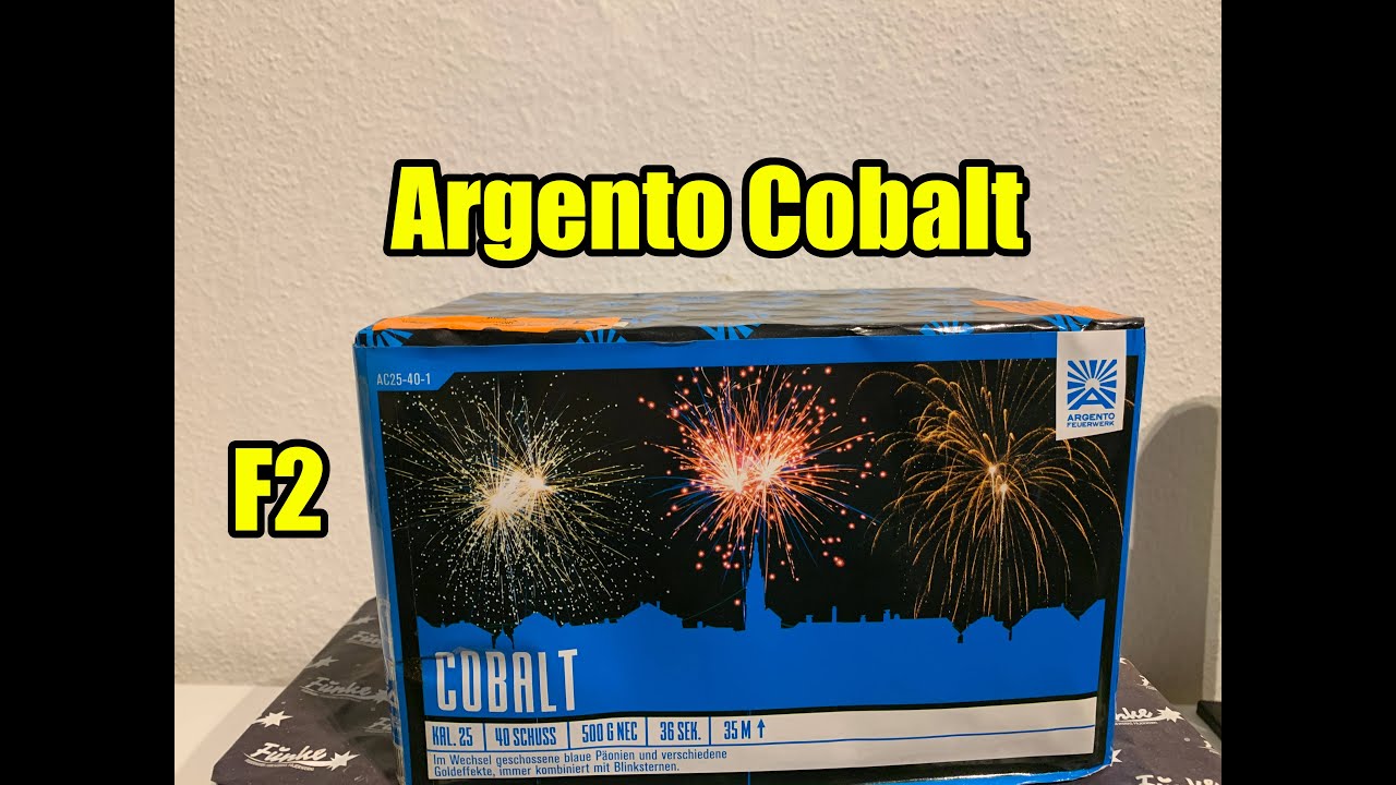 Argento Cobalt / Feuerwwerks Batterie / F2 / Silvester 2021/2022