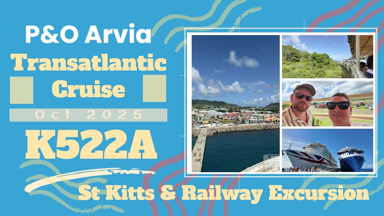 St Kitts Scenic Railway Excursion | Best Shore Excursion on P&O Arvia? | Caribbean Cruise Vlog 2025