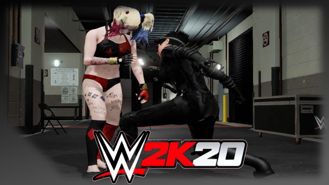 Harley Quinn v Catwoman! - WWE 2K20 Backstage Brawl