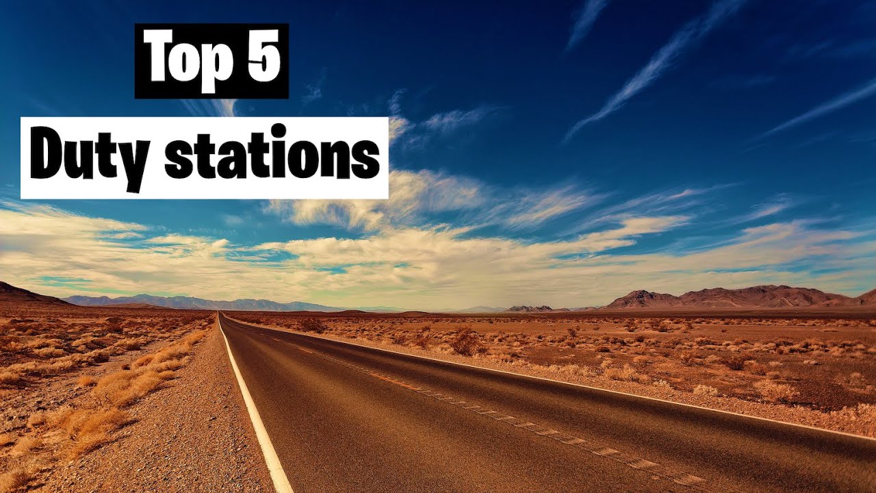 Top 5 BEST Duty Stations in The U.S ARMY (2021)