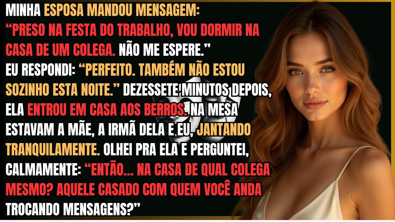 Esposa Mandou: “Vou Dormir Na Casa Do Colega De Trabalho, Não Me Espera” — Voltou 17 Minutos Depois.