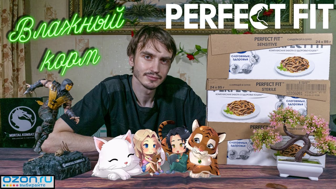 Консервированный корм для кошек от Perfect Fit 🐈