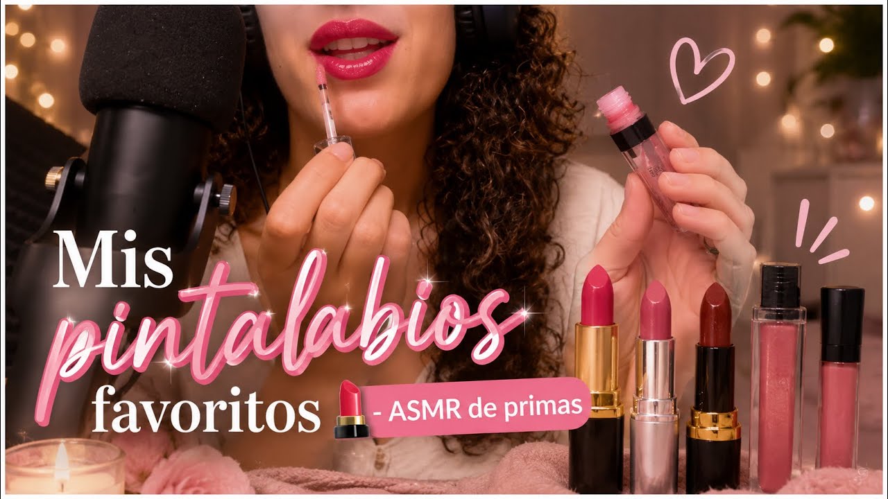 Mis pintalabios favoritos 💄- ASMR de primas