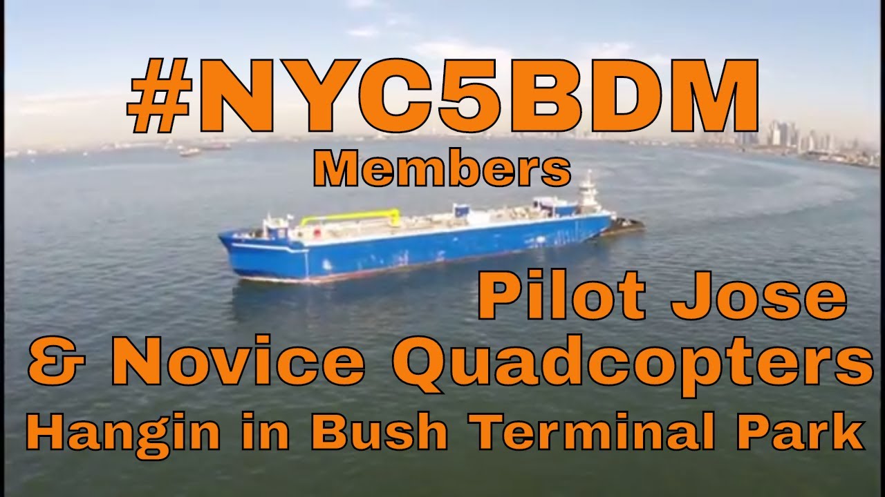 3dr Solo GoPro Hero 3+ Black 2.7k raw footage Bush Terminal Park