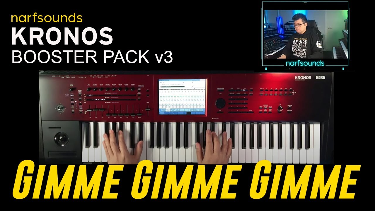 Gimme Gimme Gimme ABBA | Keyboard Synth Cover Sounds | Korg Kronos Booster Pack v3