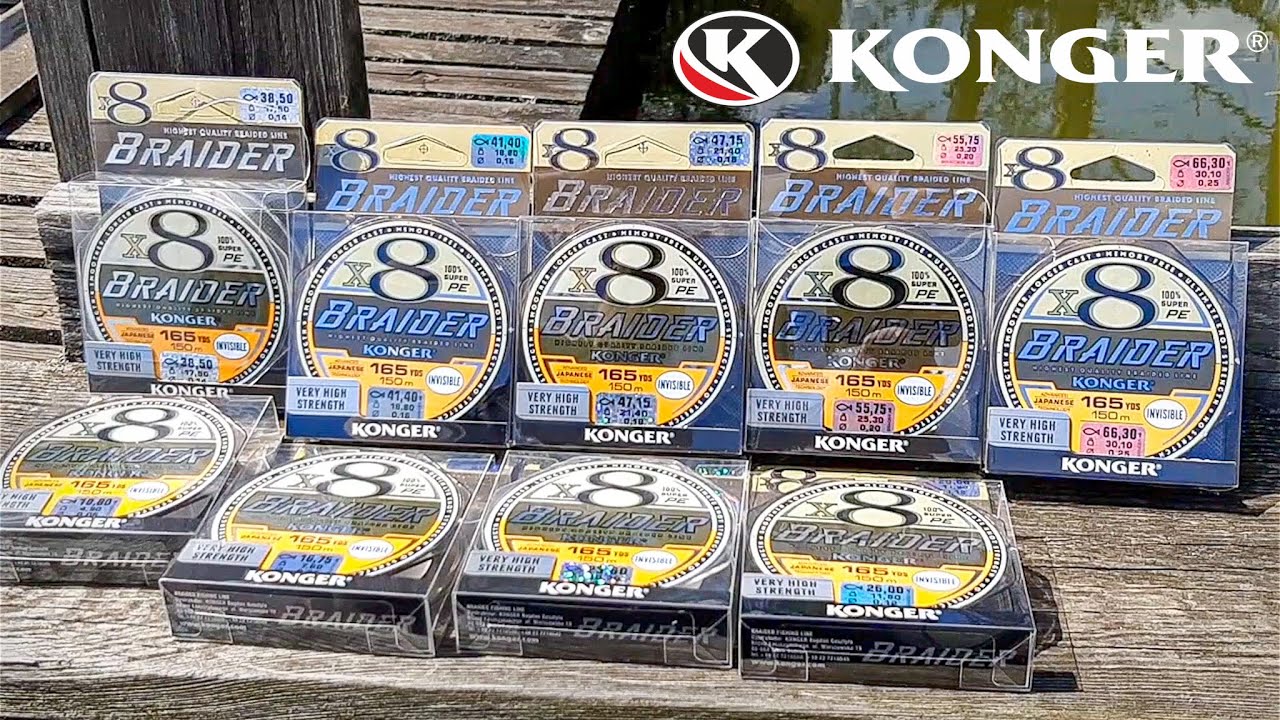 Plecionka Konger Braider X8!