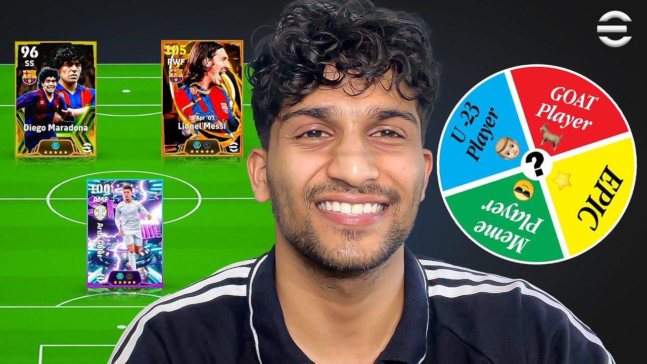 Spin the Wheel Decides my Efootball team🔥