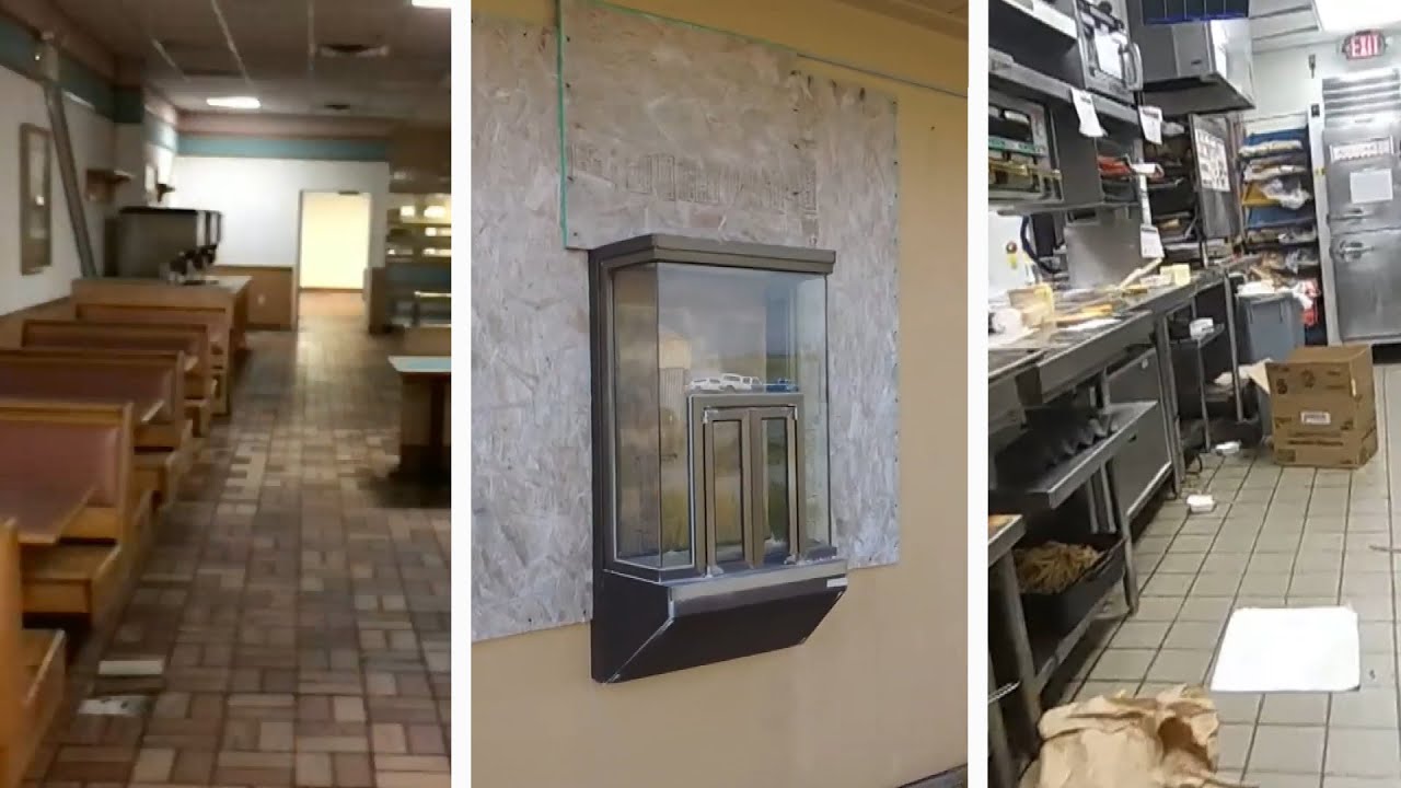 Eerily Empty Fast Food Places And Restaurants