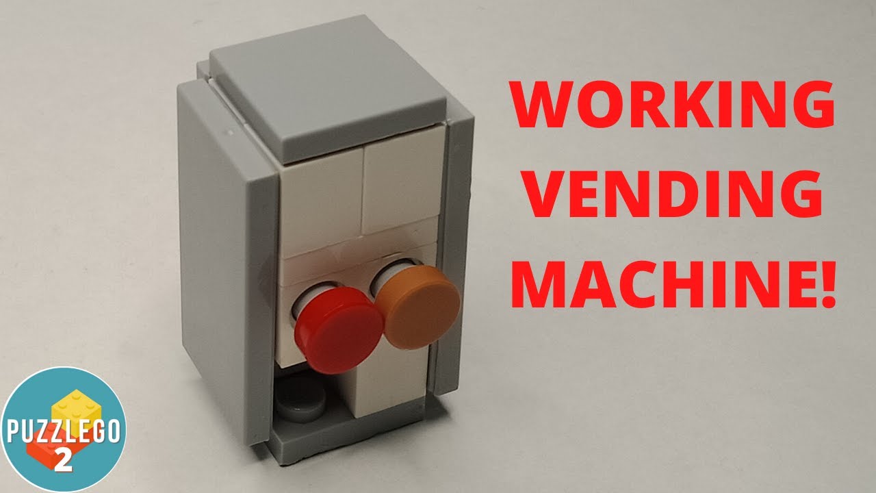 How to make a mini LEGO Soda Vending Machine!