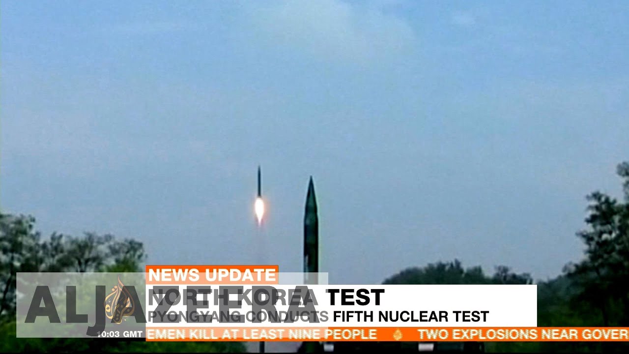 North Korea carries out fifth nuclear test