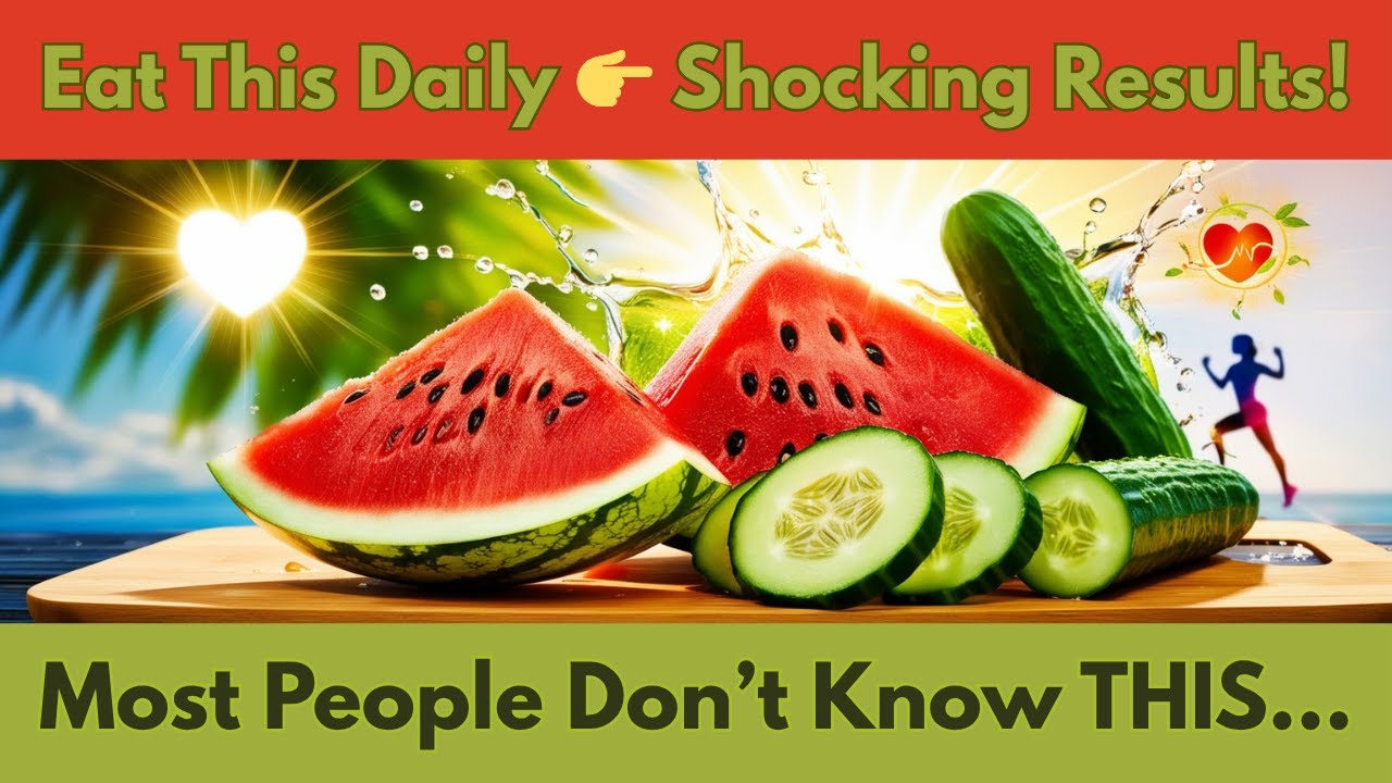 🍉 Why You Should Eat Watermelon & Cucumber DAILY! 💪 Shocking Health Benefits Revealed!