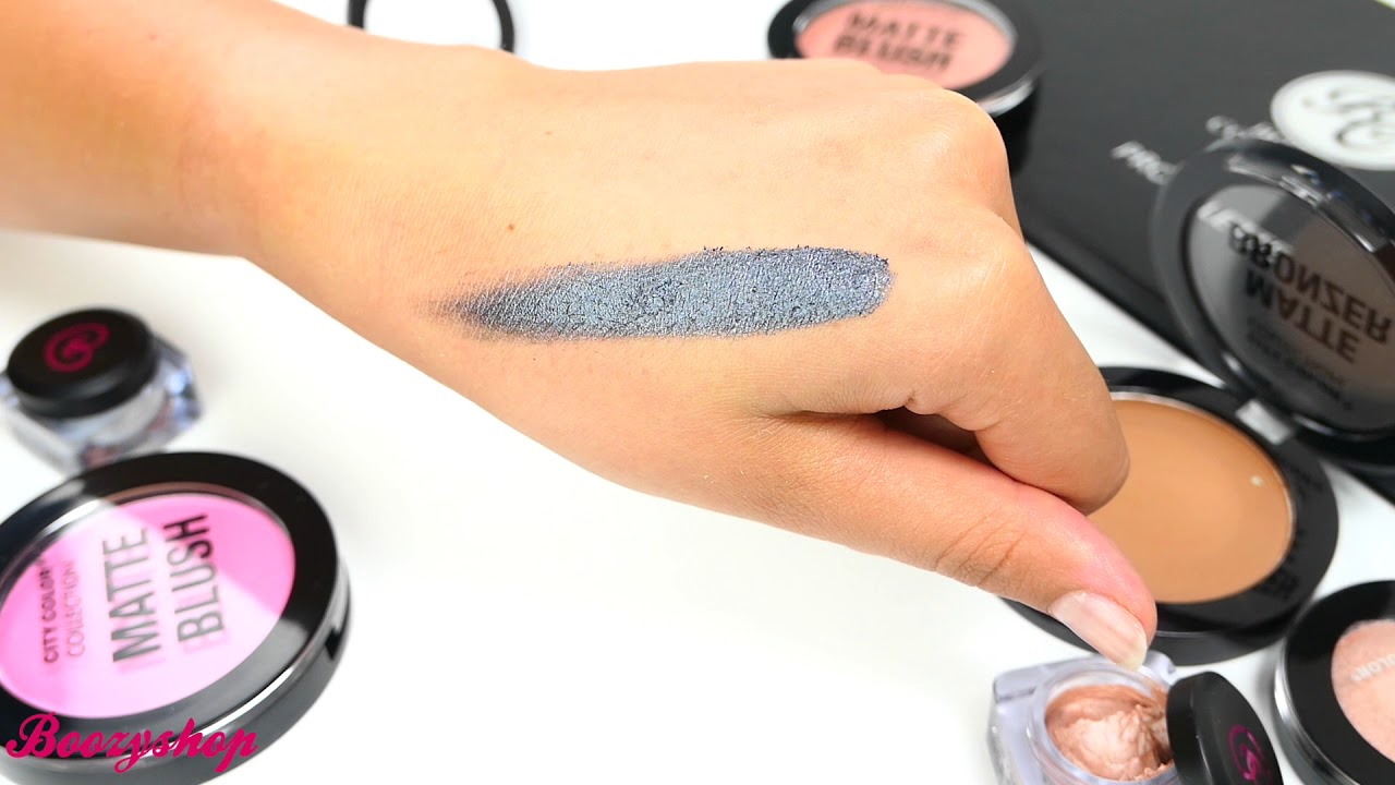 City Color Cosmetics Shimmer Shadow Swatch - Oh So Naughty | Boozyshop