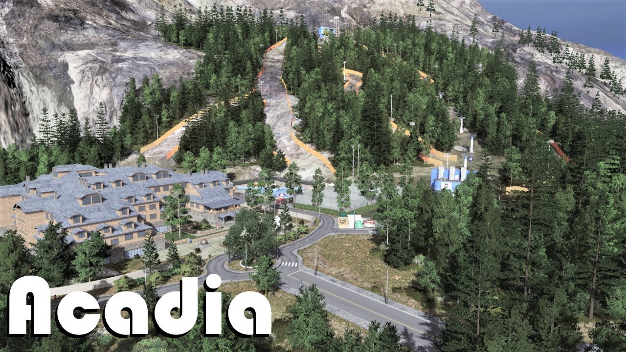 Detailed Cities Skylines: Ski Resort