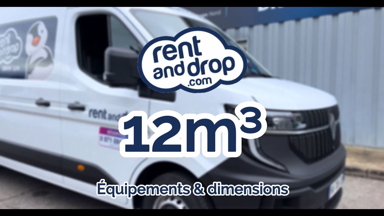 Location Utilitaire Renault Master 12m&sup3; - Rent and Drop