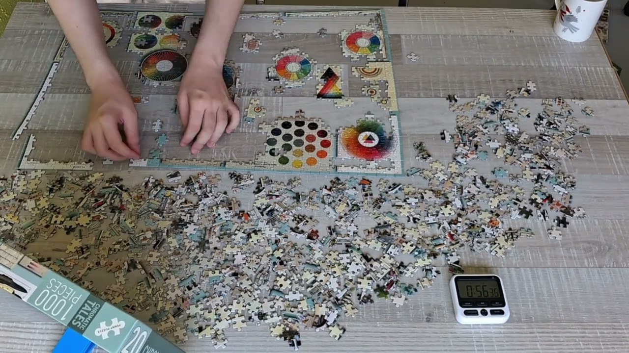 Penny Puzzles Jigsaw Timelapse: Chromatic Tales