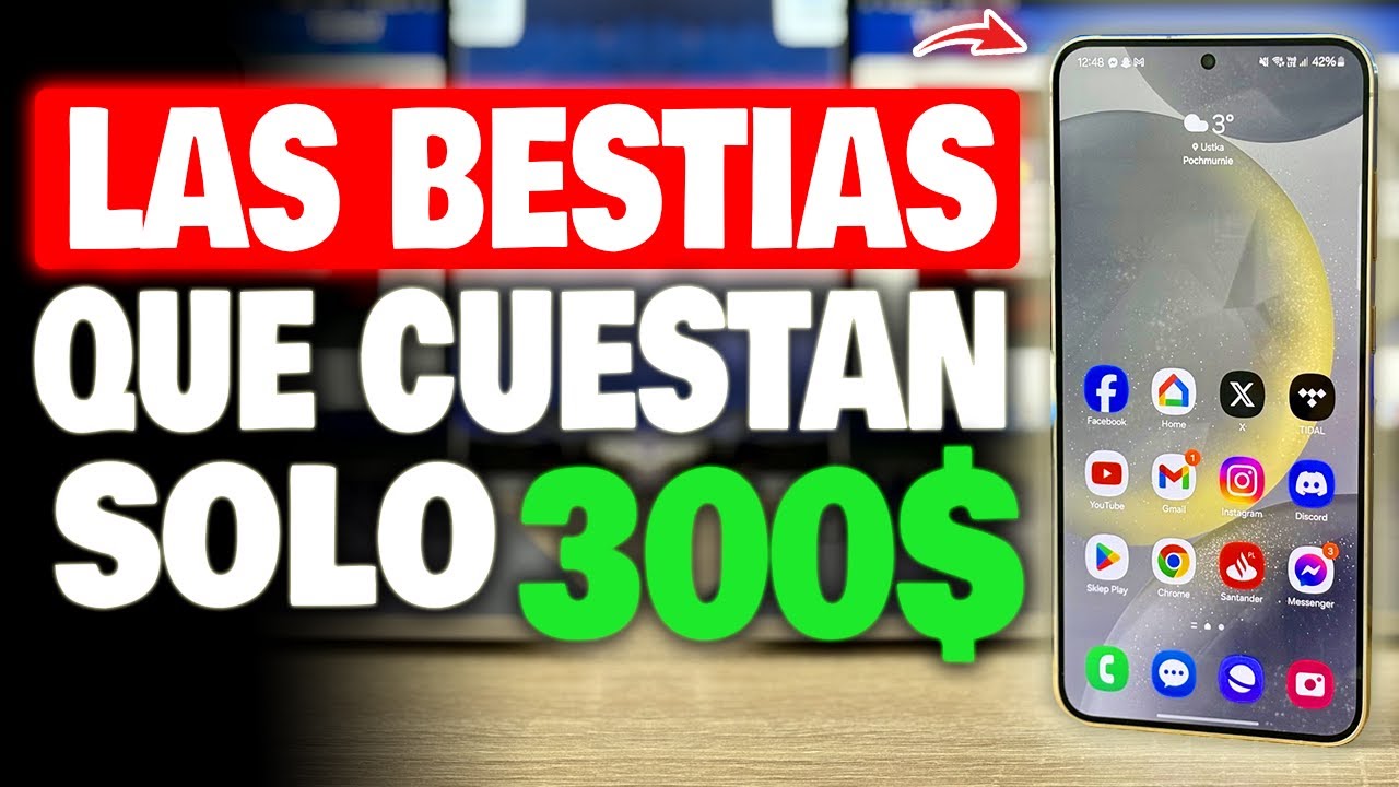 5 TELÉFONOS DE GAMA ALTA QUE SOLO CUESTAN 300$ ¡NO GASTES DE MÁS! 🤑