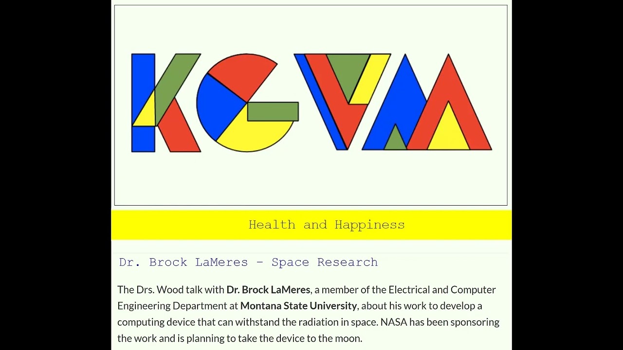 KVGM LaMeres' Interview on Space Research (1/30/23)