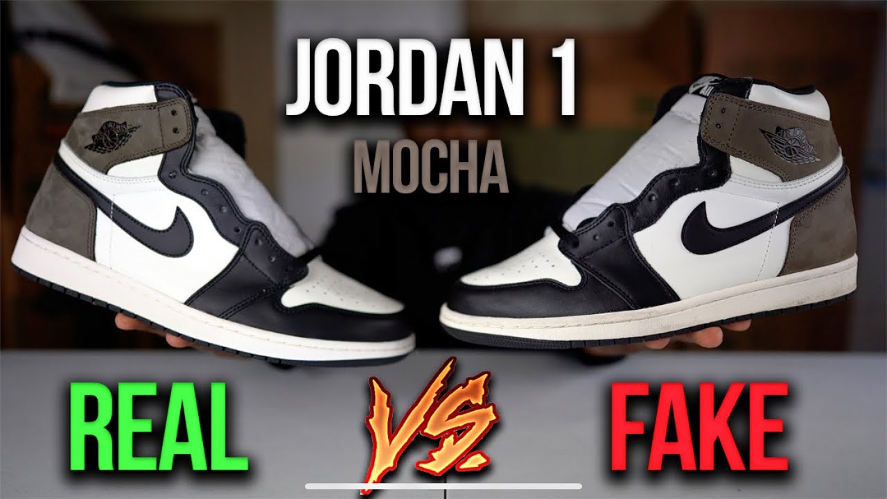 Air Jordan 1 Mocha: настоящие против подделки | ОБЯЗАТЕЛЬНО К ПРОСМОТРУ