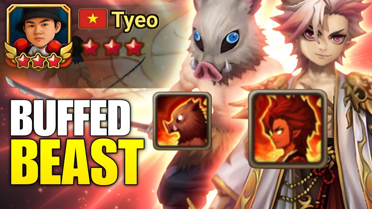 Tyeo and his Buffed G3 Units! - Summoners War
