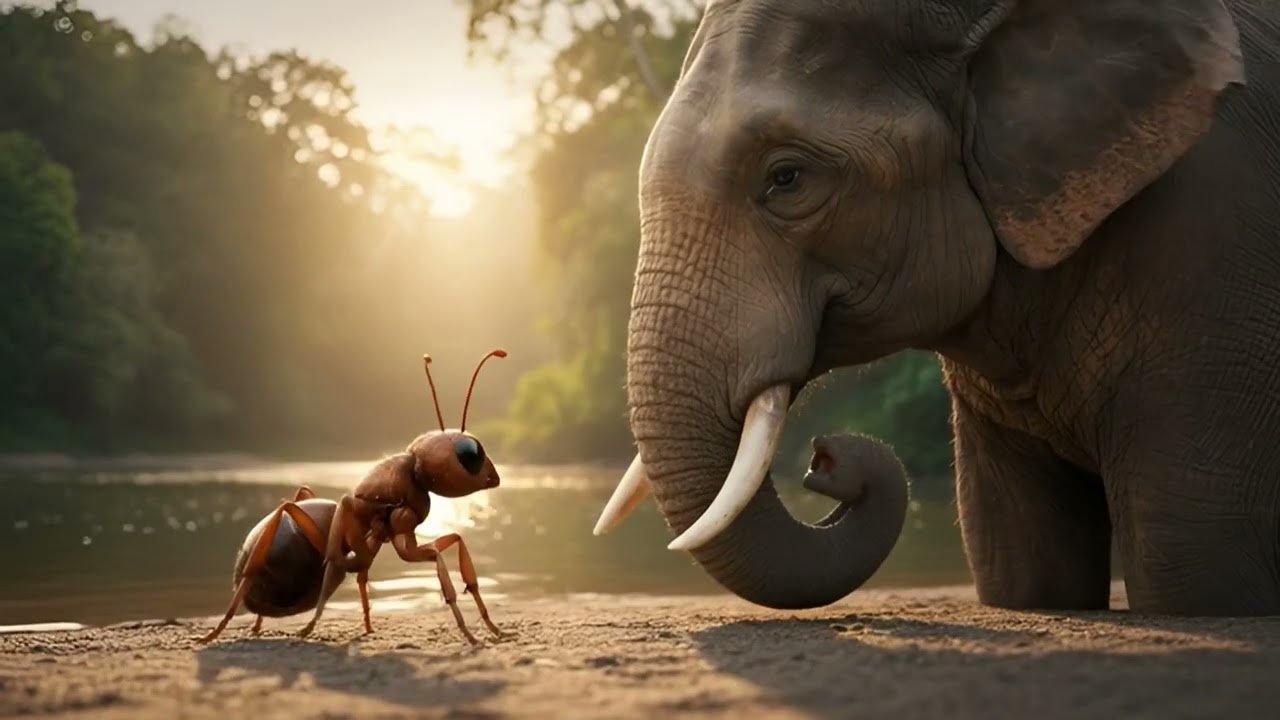घमंडी हाथी और समझदार चींटी 🐘🐜 | Moral Story for Kids | Hindi Kahani