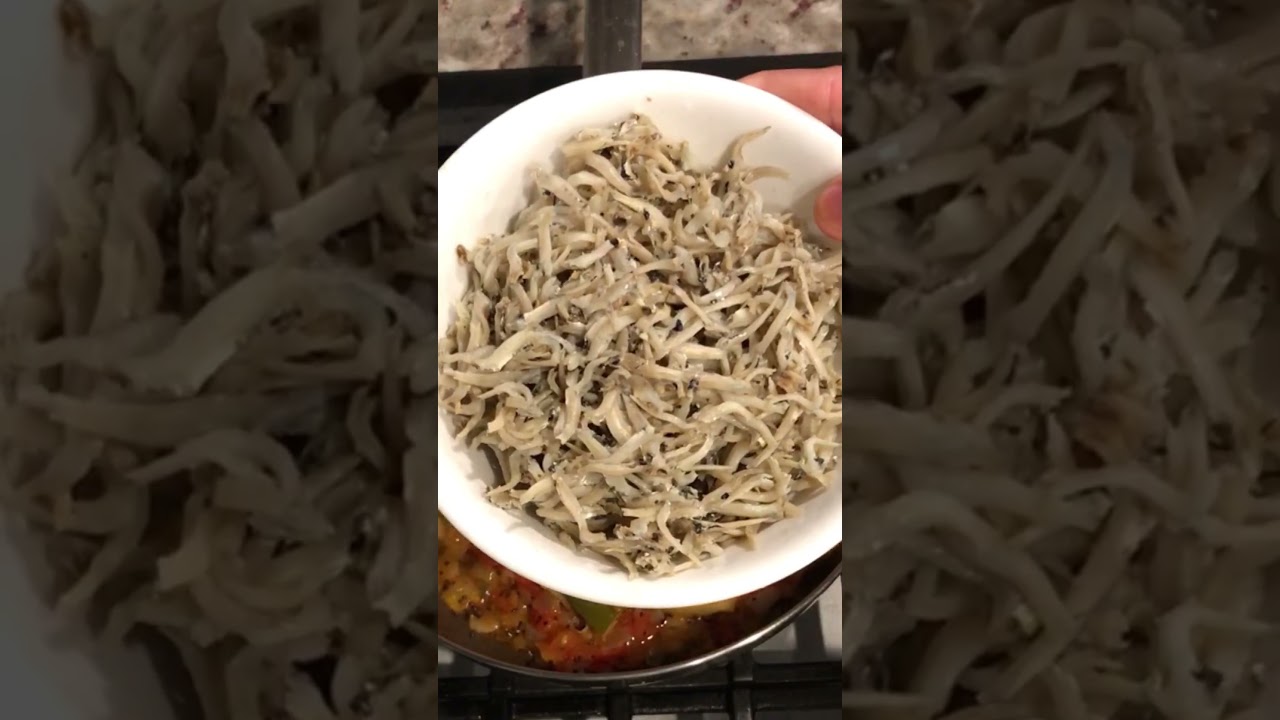 Dry Anchovy Fish Curry || #Nethallu Curry ||#shorts