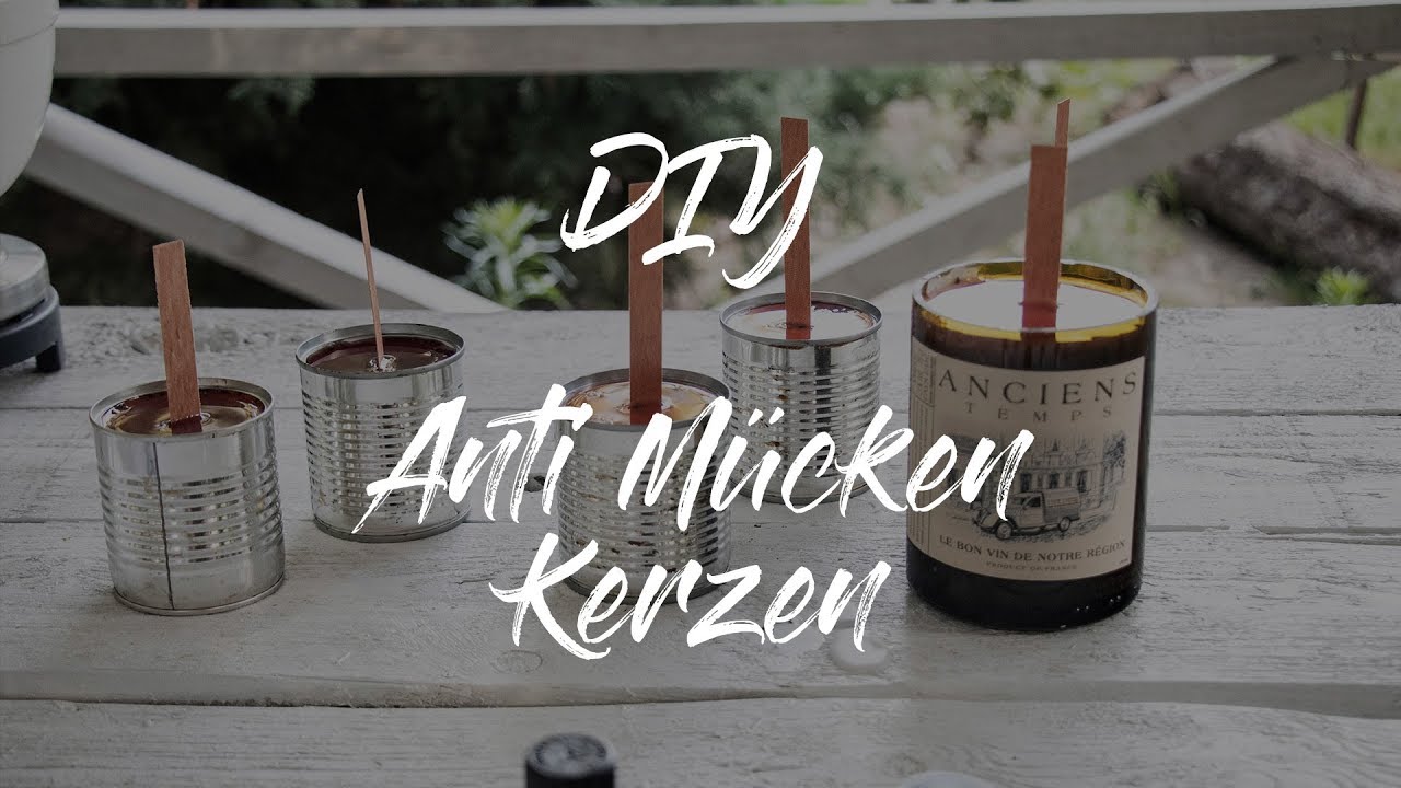 DIY Anti Mückenkerze selber machen