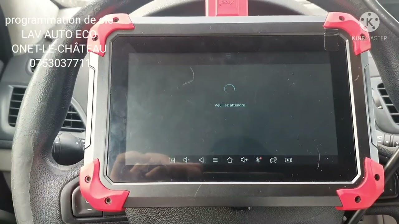 programmation de clé Renault megane 3 de 2006 et 2007 xtool-x100 pad