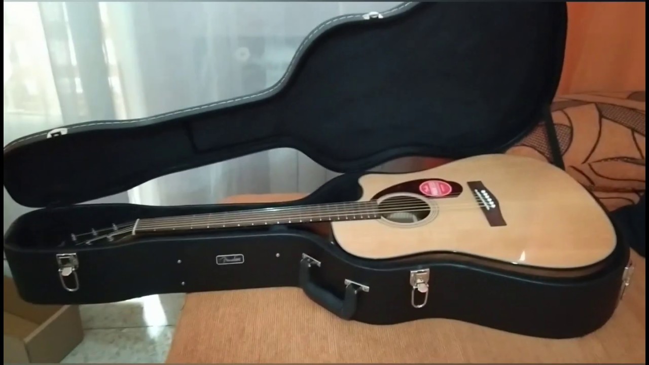 UNBOXING - Guitarra Electro Acústica - Fender CD140SCE