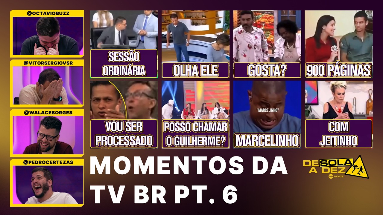 QUAL &Eacute; O MOMENTO MAIS BIZARRO DA TV BRASILEIRA? (PT. 6) REAGIMOS E CRAVAMOS! | DE SOLA A DEZ