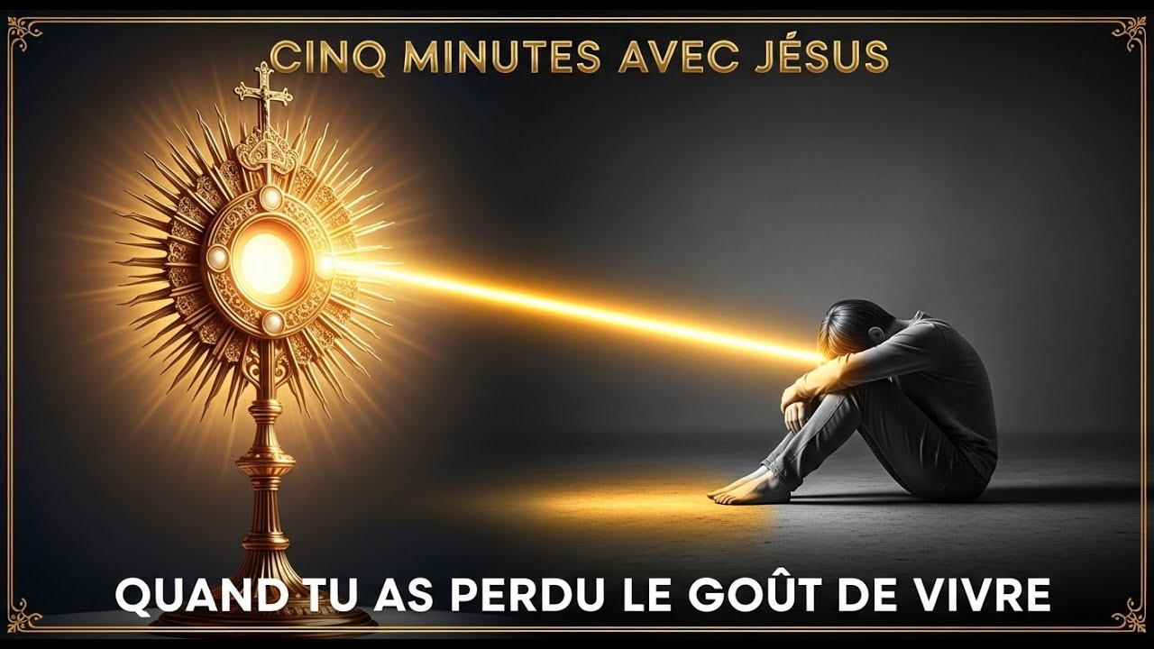 Cinq Minutes avec Jésus au Saint-Sacrement : Quand tu as Perdu le Goût de Vivre