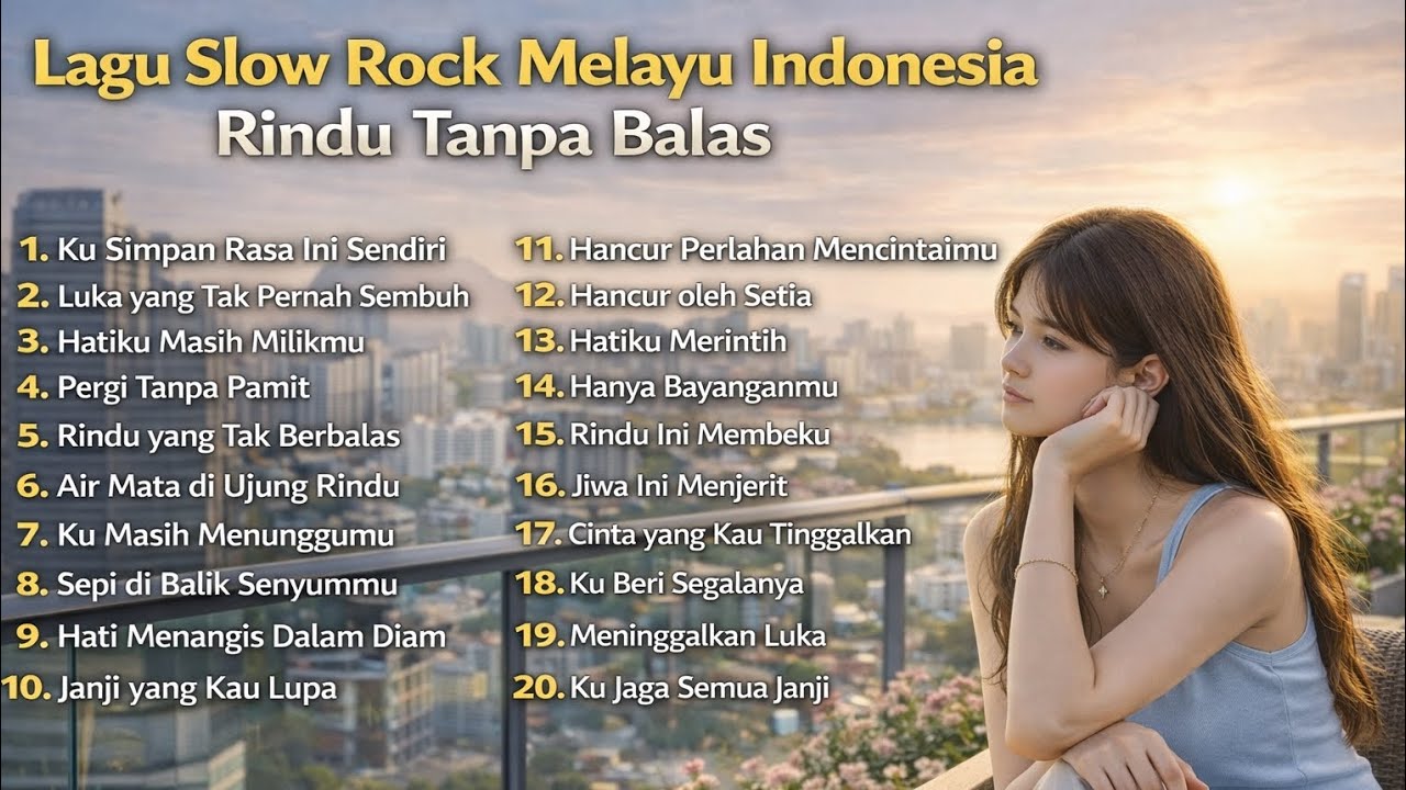 Lagu Slow Rock Melayu Indonesia Rindu Tanpa Balas