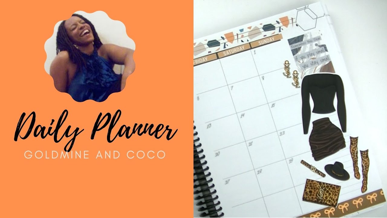 Daily Planner Weekly Set Up || ft. Goldmine and Coco