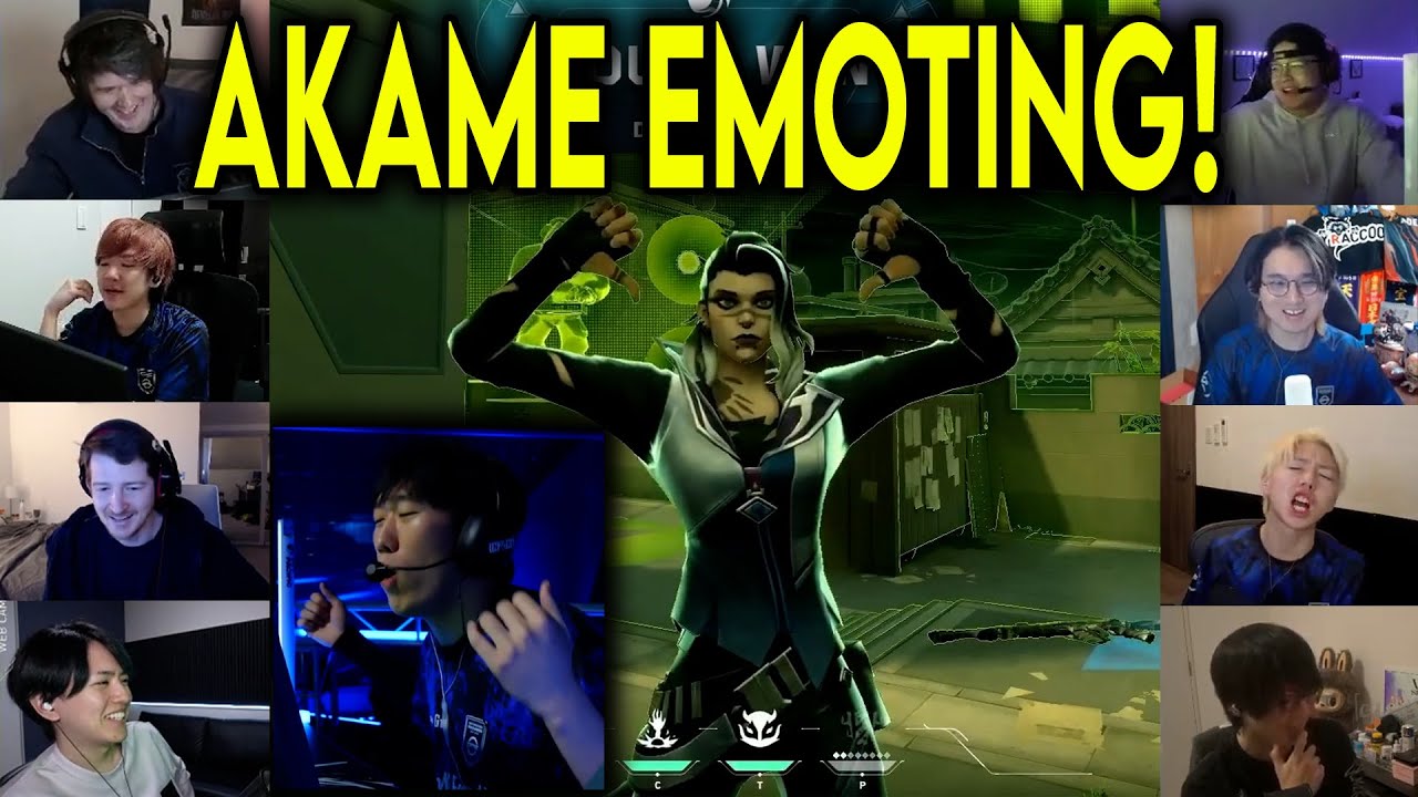 Valorant Streamers Reacts To DFM Akame EMOTING IN GAME & On Stage Against Team Secret In VCT