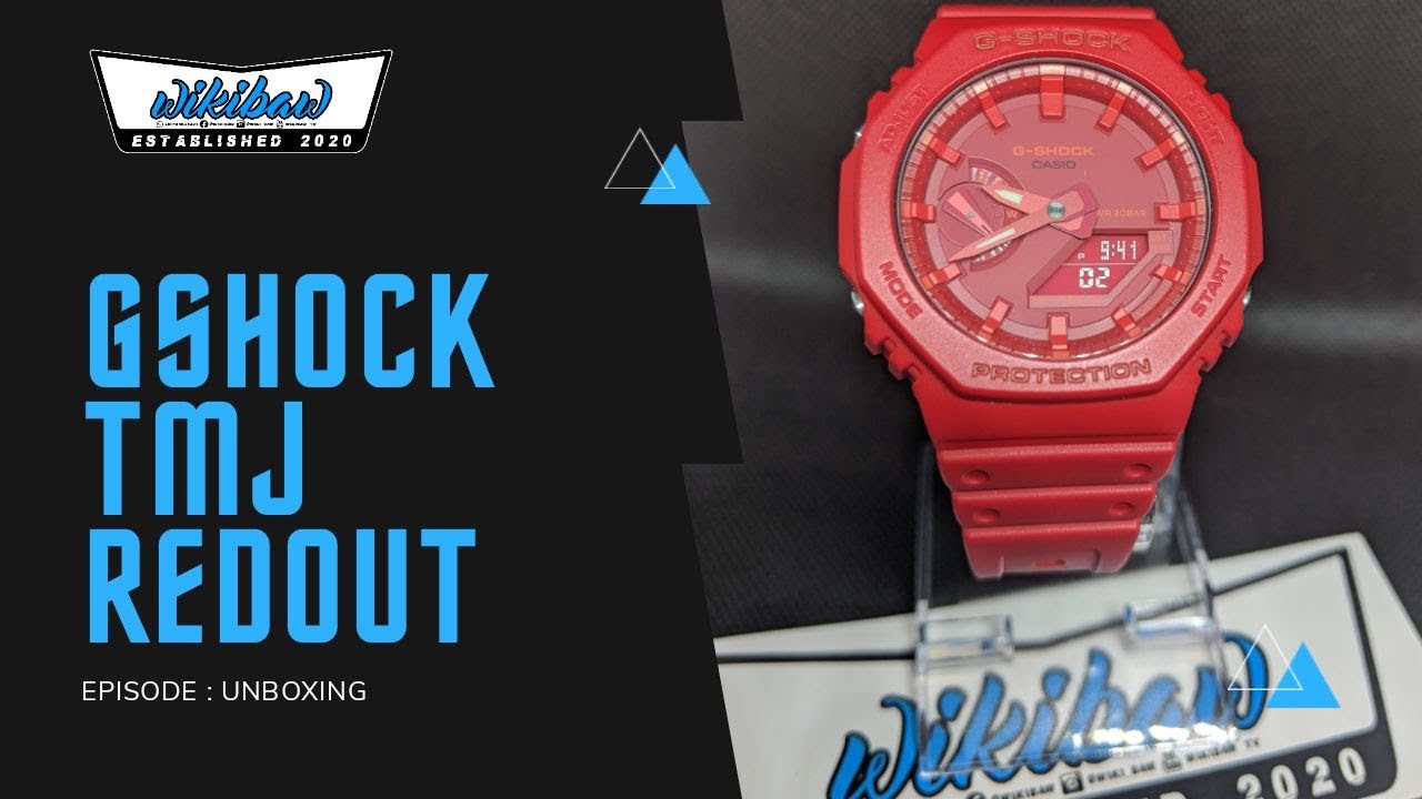 UNBOXING :GSHOCK GA-2100-4ADR (TMJ REDOUT) #039