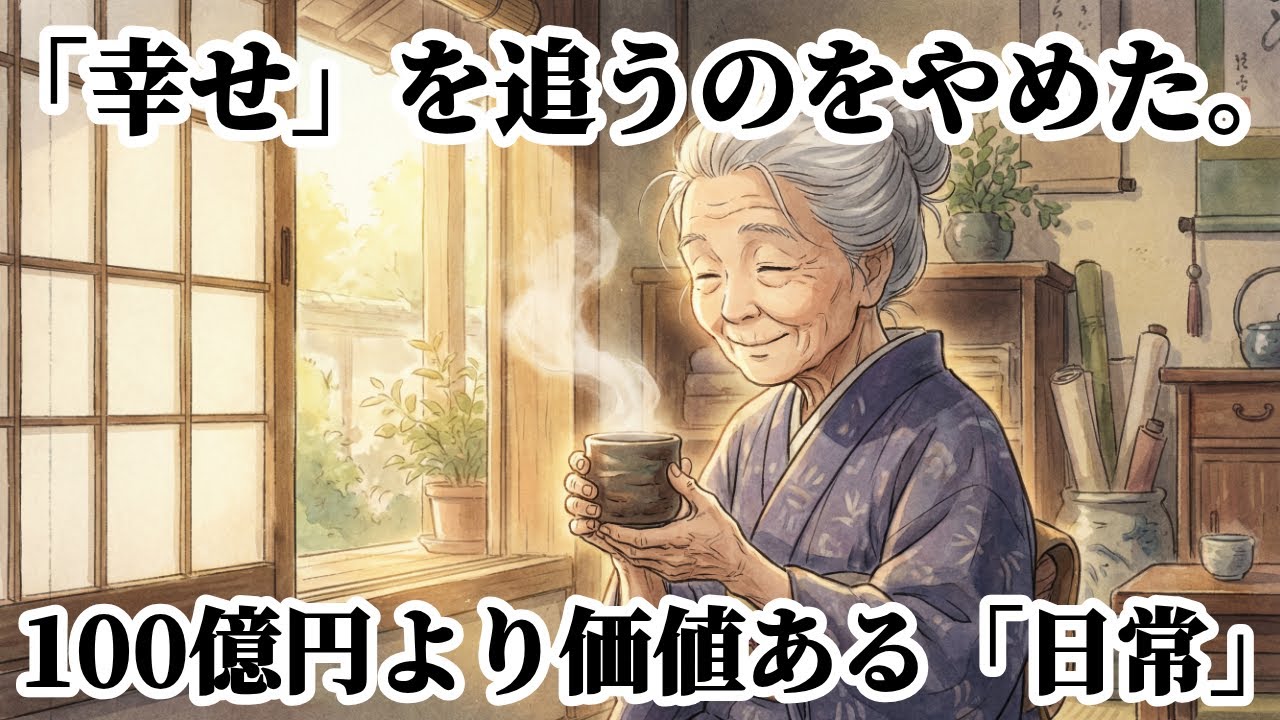 「幸せを追うのはやめなさい」100億円の財宝より価値ある“何もない一日”の衝撃の正体。