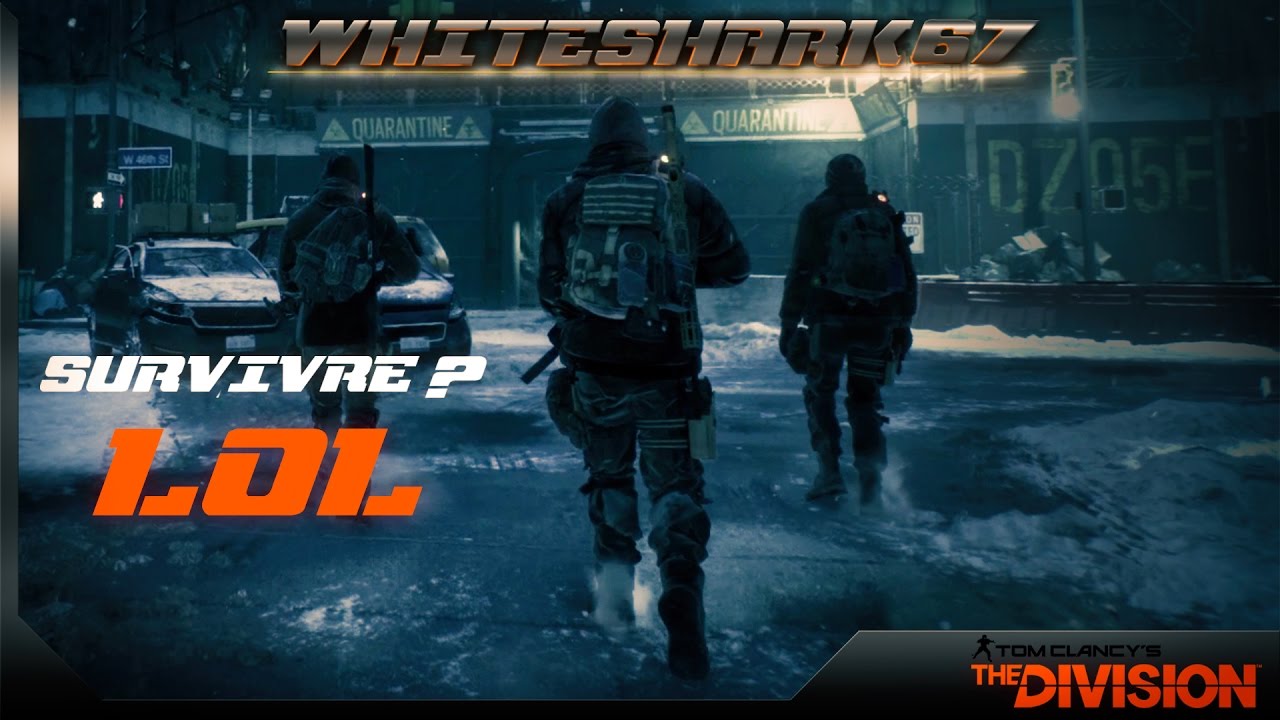 FIN DE SURVIE TRES SPORTIVE !!! THE DIVISION